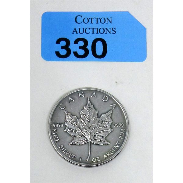 1 Oz .9999 Silver 2009 Maple Leaf Coin 