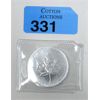 Image 1 : 1 Oz .9999 Silver 2011 Maples Leaf Coin 