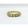 Image 1 : 14 K Yellow Gold 5-Diamond Ring - .79 CTW