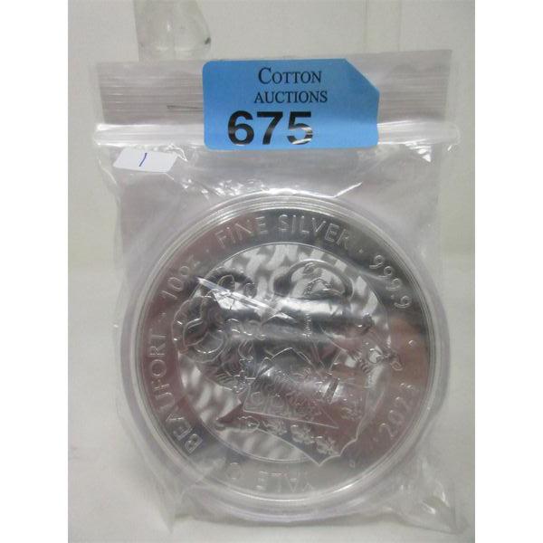 10 Oz .999 Silver 2023 Yale of Beaufort Coin 