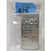 Image 1 : 10 Oz .999 Silver Johnson Matthey Full Stamped Back Bar 