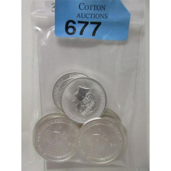 10 x 1/2 Oz .999 Silver 2015 Battle of Coral Sea Coins