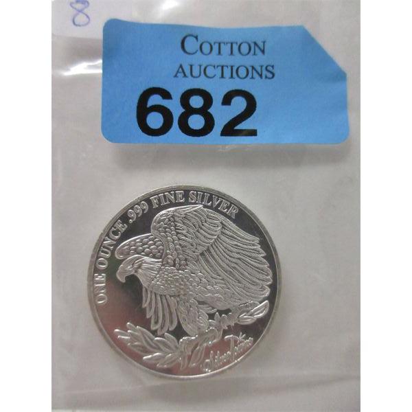 1 Oz .999 Silver St. Gaudens Round 