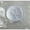 Image 2 : Uncut Sheet of Ten x 1 Oz .9999 Silver 2002 Maple Leaf Coins 