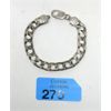 Image 1 : Sterling Silver Cuban-Link Style Bracelet - 31 Grams