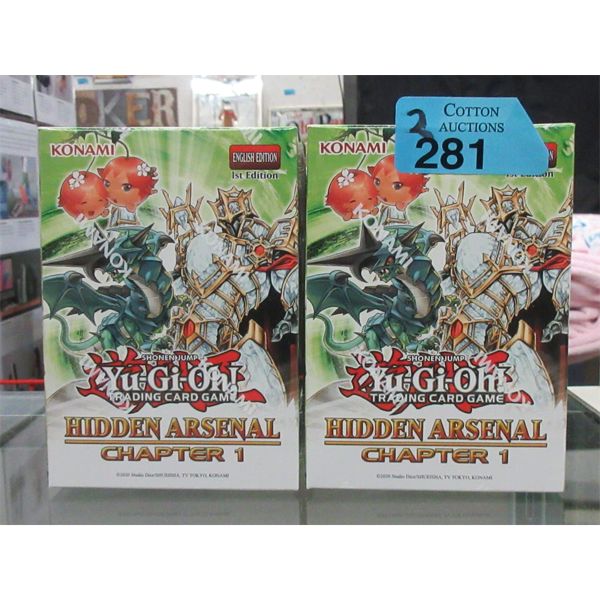 2 New Boxes of Yu-Gi-Oh Hidden Arsenal Cards