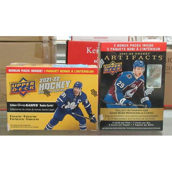 2 Boxes Upper Deck Hockey Cards - Sealed Boxes