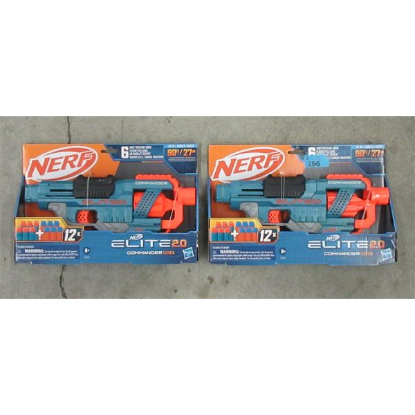 2 New Nerf Elite 2.0 Rotating Drum Gun