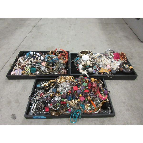 3 Trays of Costume and Fashion Jewelry