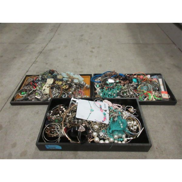 3 Trays of Costume and Fashion Jewelry