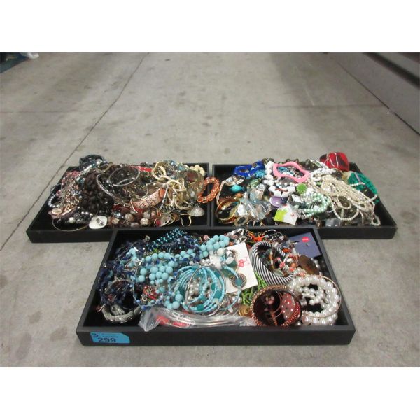 3 Trays of Costume and Fashion Jewelry