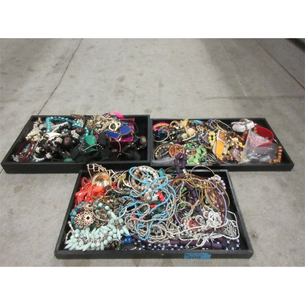 3 Trays of Costume and Fashion Jewelry