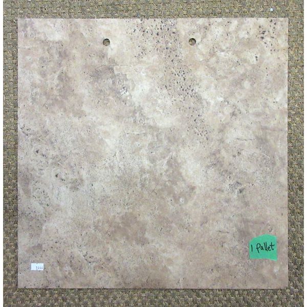 Skid of New Luxury Vinyl Floor Tiles - Rosso 