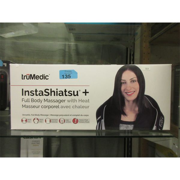 TruMedic InstaShiatsu + Full Body Massager with Heat