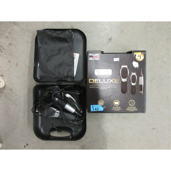 2 Wahl Deluxe Haircutting & Trimming Kits