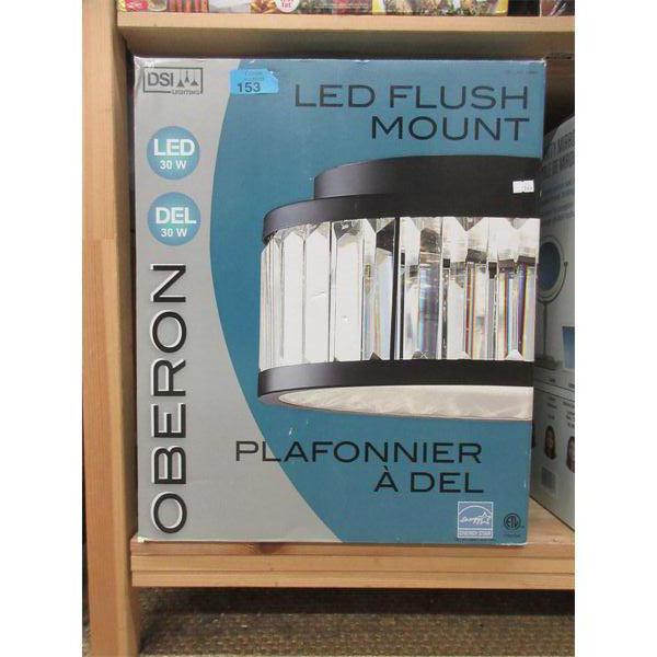 Oberon Modern Style LED Flush Mount Ceiling Lamp - 30 W 