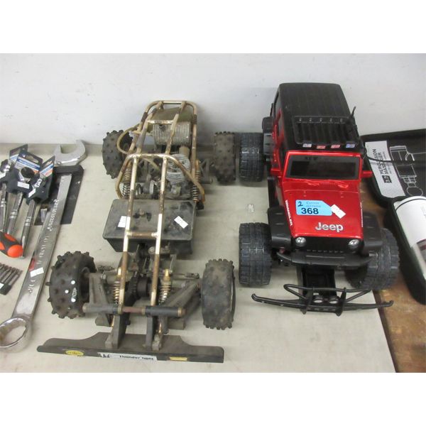 1 R/C & 1 Gas Powered Toy Vehicle