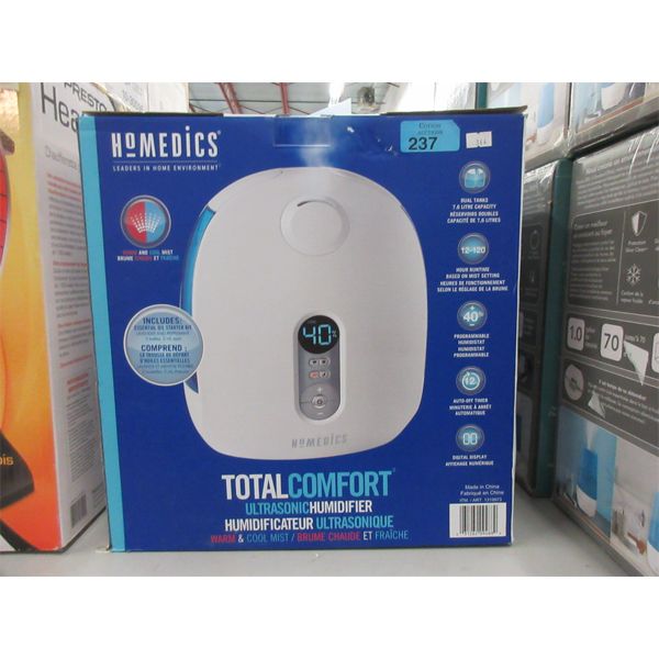 Homedics Total Comfort Ultrasonic Humidifier