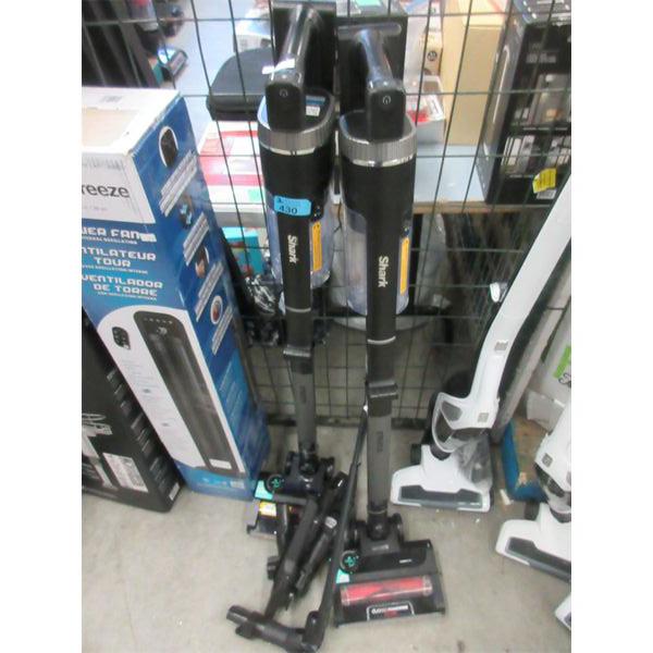 2 Shark Stratos Cordless Stick Vacuums 