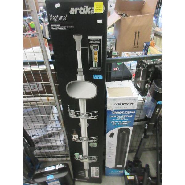 Artika Shower Caddy & Ominibreeze Tower Fan 