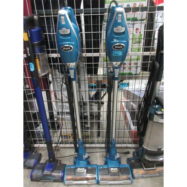 2 Shark Rocket Stick Vacuums - Customer Return 