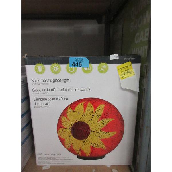 Solar Mosaic Globe Light - Customer return 