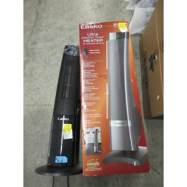 2 Lasko Ceramic Tower Heaters - Customer Returns