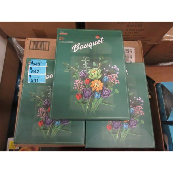 3 New Building Block Bouquets by Hello Block