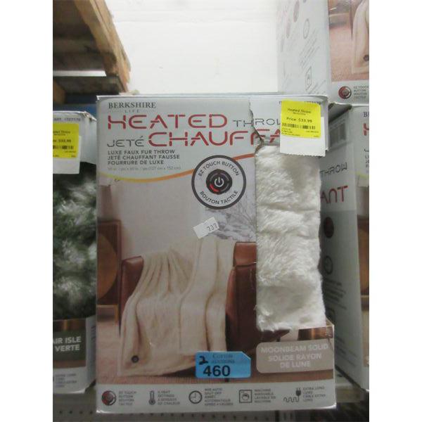 2 Berkshire 50" x 60" Heated Throws