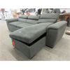 Image 2 : 2 Piece Grey Fabric Sectional Sofa - Customer Return