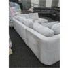 Image 3 : 3 Piece White Sectional Sofa - Customer Return 
