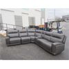 Image 1 : 6 Piece Faux Leather Sectional - Customer Return
