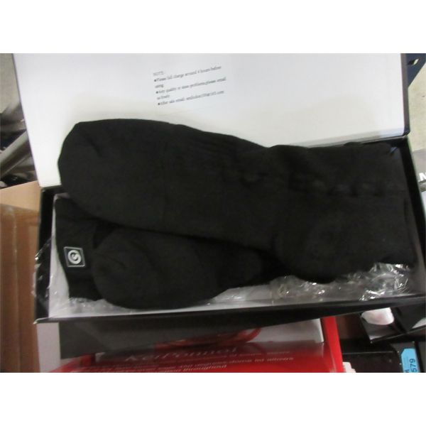 New Smilodon Black Heated Knee High Socks - XL