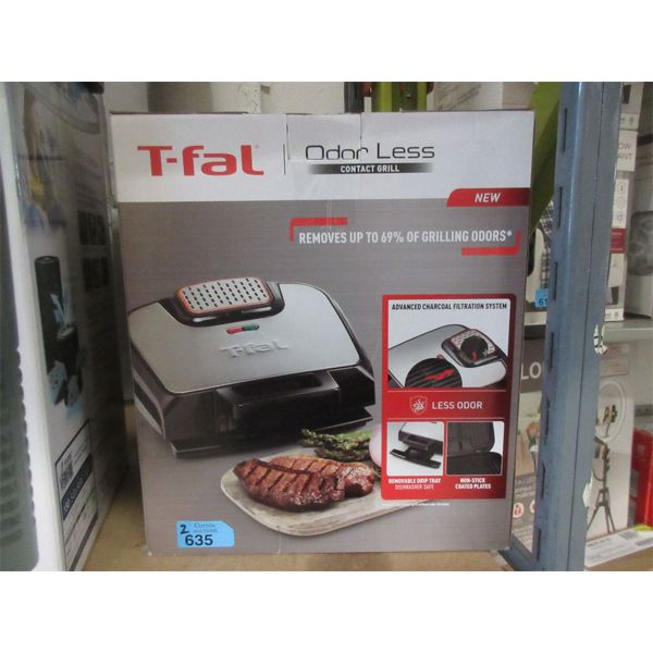 2 T-Fal Odor Less Contact Grills 
