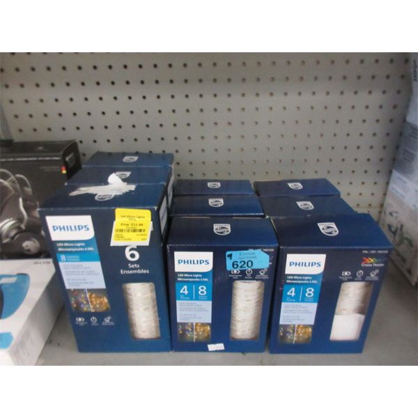9 Packages Of Philips LED Micro Lights