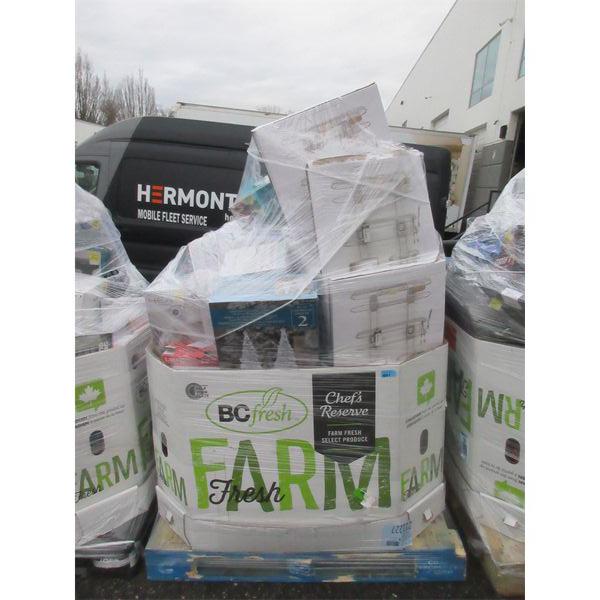 Skid of Assorted Customer Return Merchandise