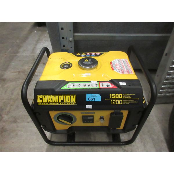 Champion 1200 Running Watt Generator 