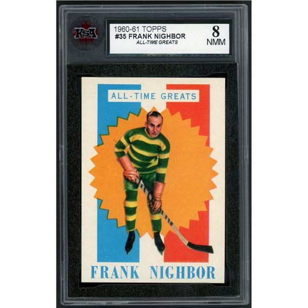 1960-61 Topps #35 Frank Nighbor ATG (KSA 8)