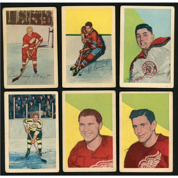 Lot of 13 x 1952-53 Parkhurst Hockey Cards