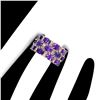 Image 1 : Natural Amethyst Sapphire Ring