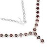 Image 2 : Natural Heart Mozambique Garnet Necklace
