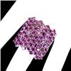 Image 1 : Natural  Pink Rhodolite Garnet Ring