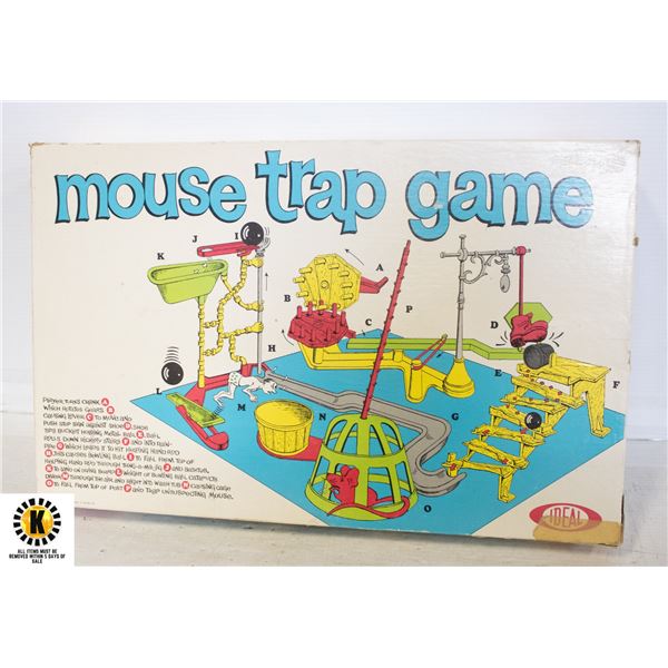 1963 MOUSE TRAP GAME ALL PARTS INCLUDED