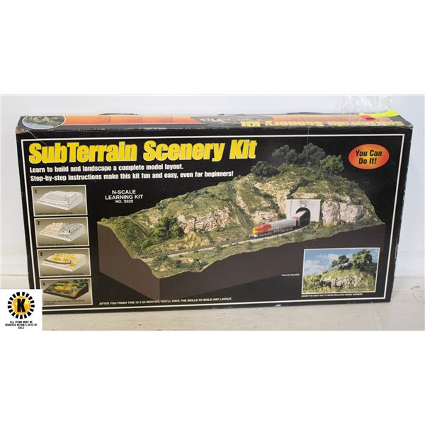 UNUSED SUBTERRAIN SCENERY KIT