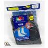 Image 1 : BLACK CREW SOCKS 12-16 SIZE 6-PACK NEW SEALED