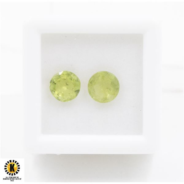 #126-UNHEATED GREEN PERIDOT GEMSTONE 2.55CT