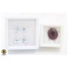 Image 1 : #190-SKY BLUE TOPAZ 4.30CT & RUBY 12.60CT GEMSTONE