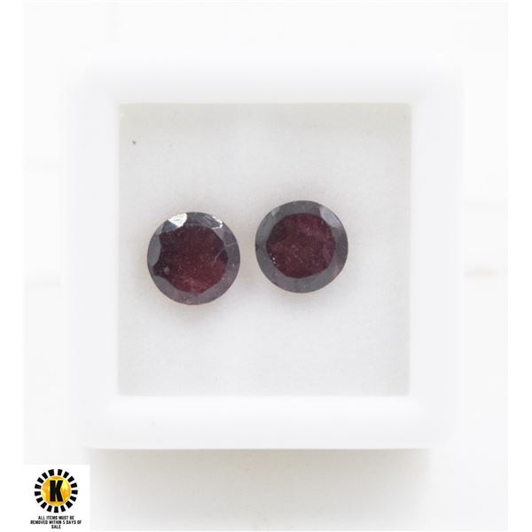 #122-UNHEATED DARK RED GARNET GEMSTONE 3.60CT