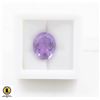 Image 1 : #154-UNHEATED PURPLE AMETHYST GEMSTONE 4.15 CT