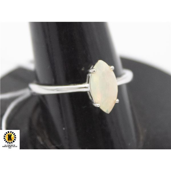 #218-UNHEATED ETHOPIA OPAL RING SIZE 8